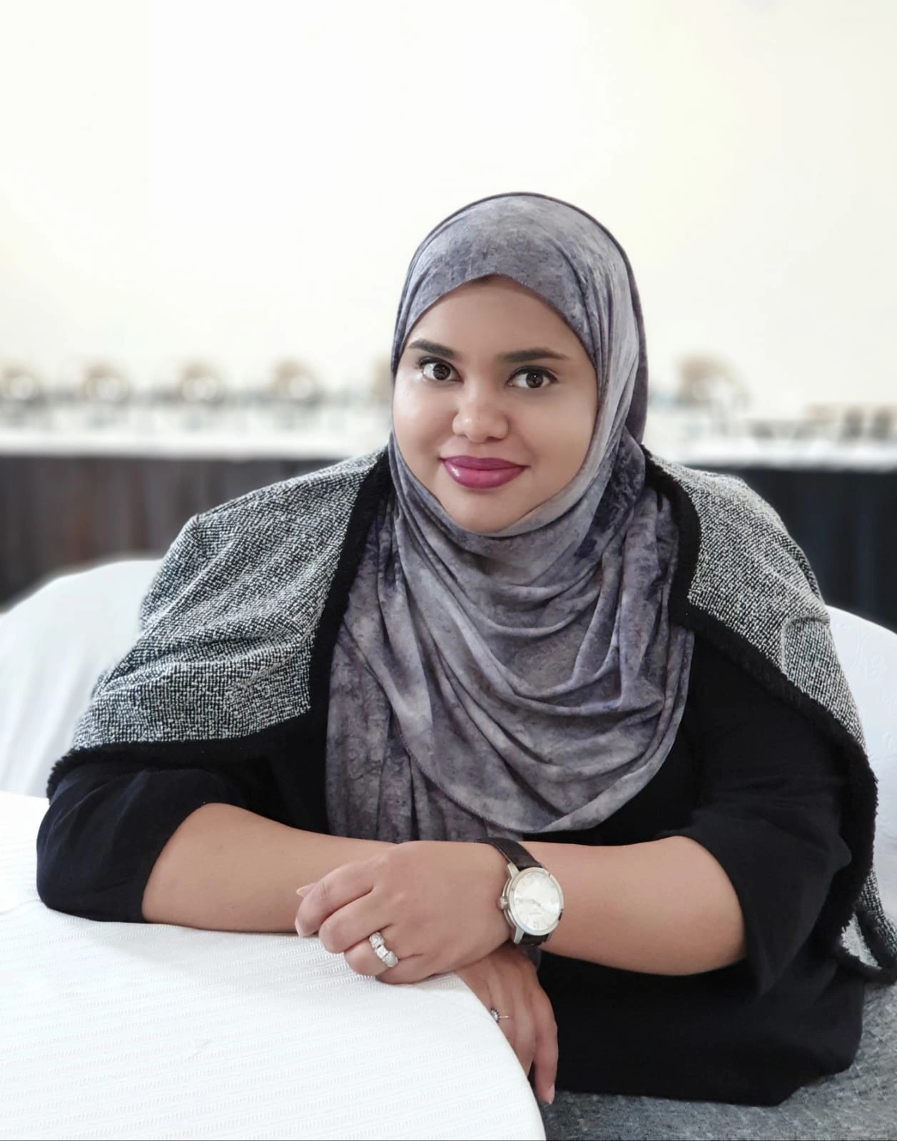 Picture of the the school vice principal, Dr. Saba D. Parkar